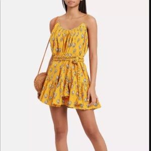 Rhode Resort Nala Dress with Yellow Belt XS